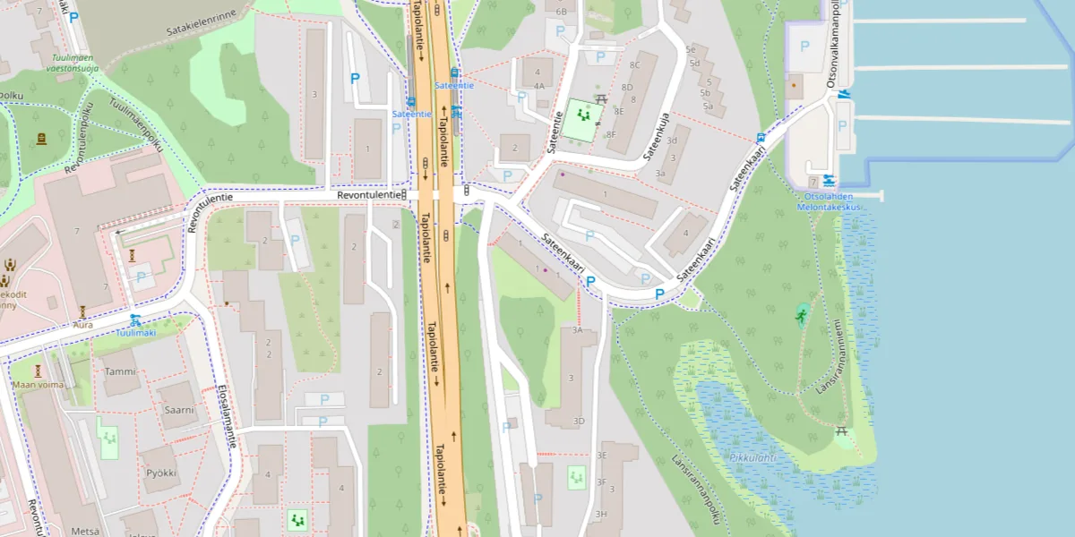 Kartta: Espoon Ultra, Sateenkaari 1A, Espoo